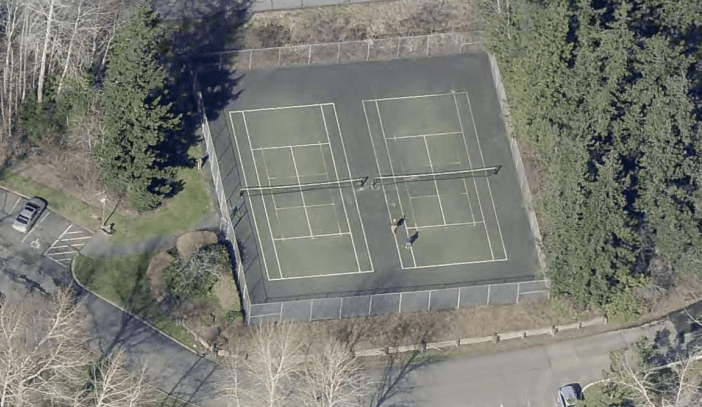 Lake Padden Park pickleball courts