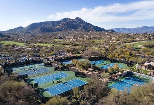 The Boulders Resort & Club pickleball courts