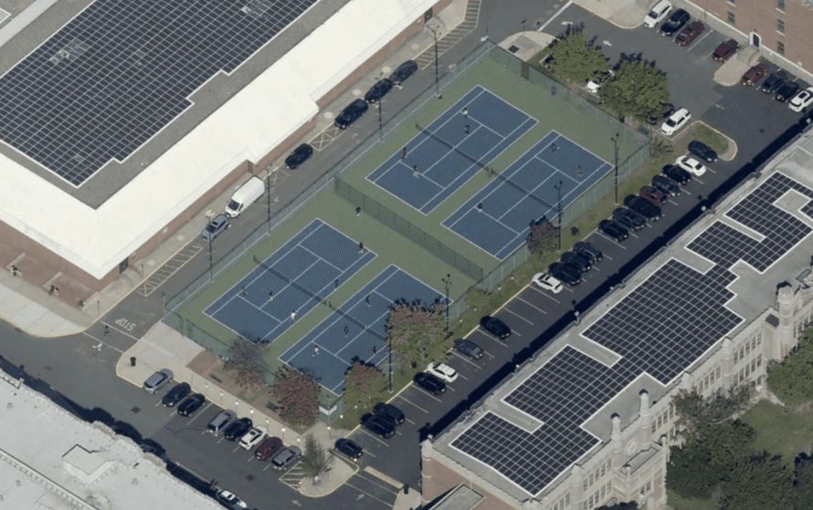 Bayonne High School pickleball courts