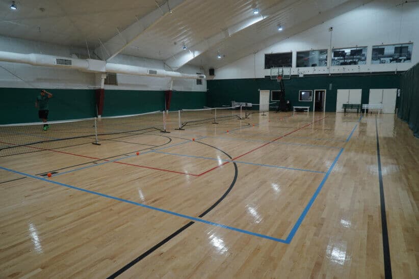 East Coast Sports and Fitness pickleball courts