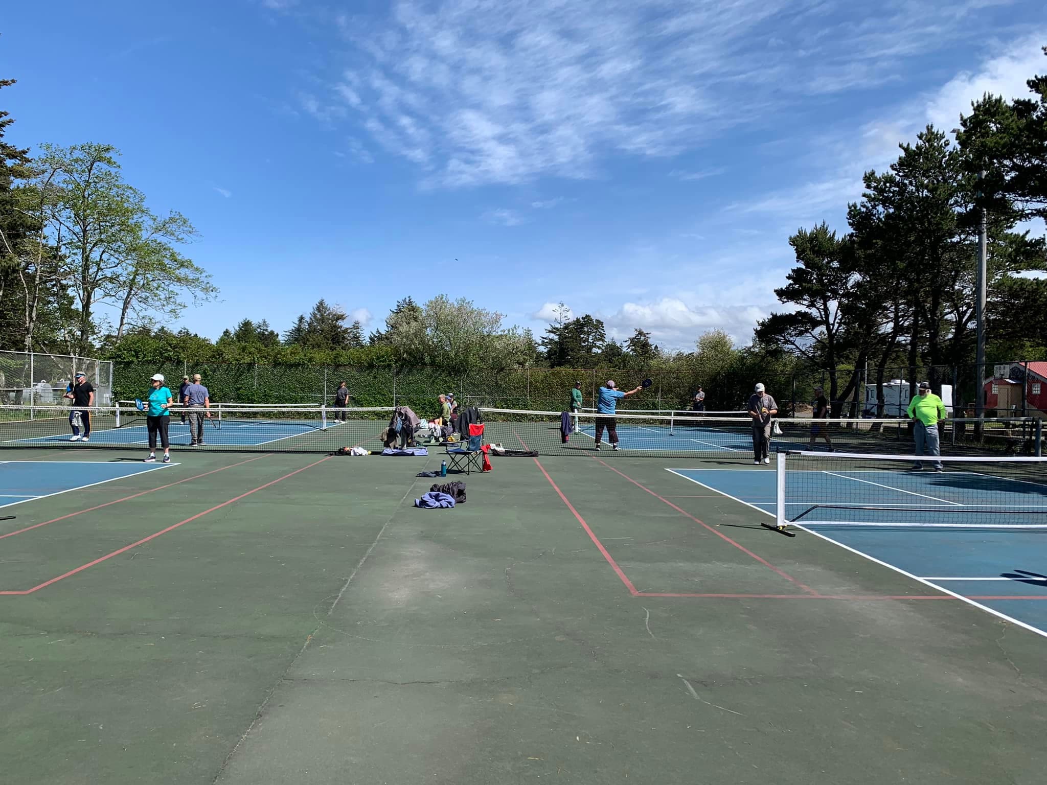 Buffington Park pickleball courts