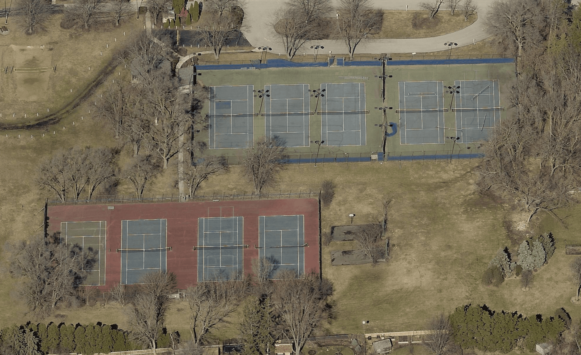 Downers Grove Swim-Racquet Club pickleball courts