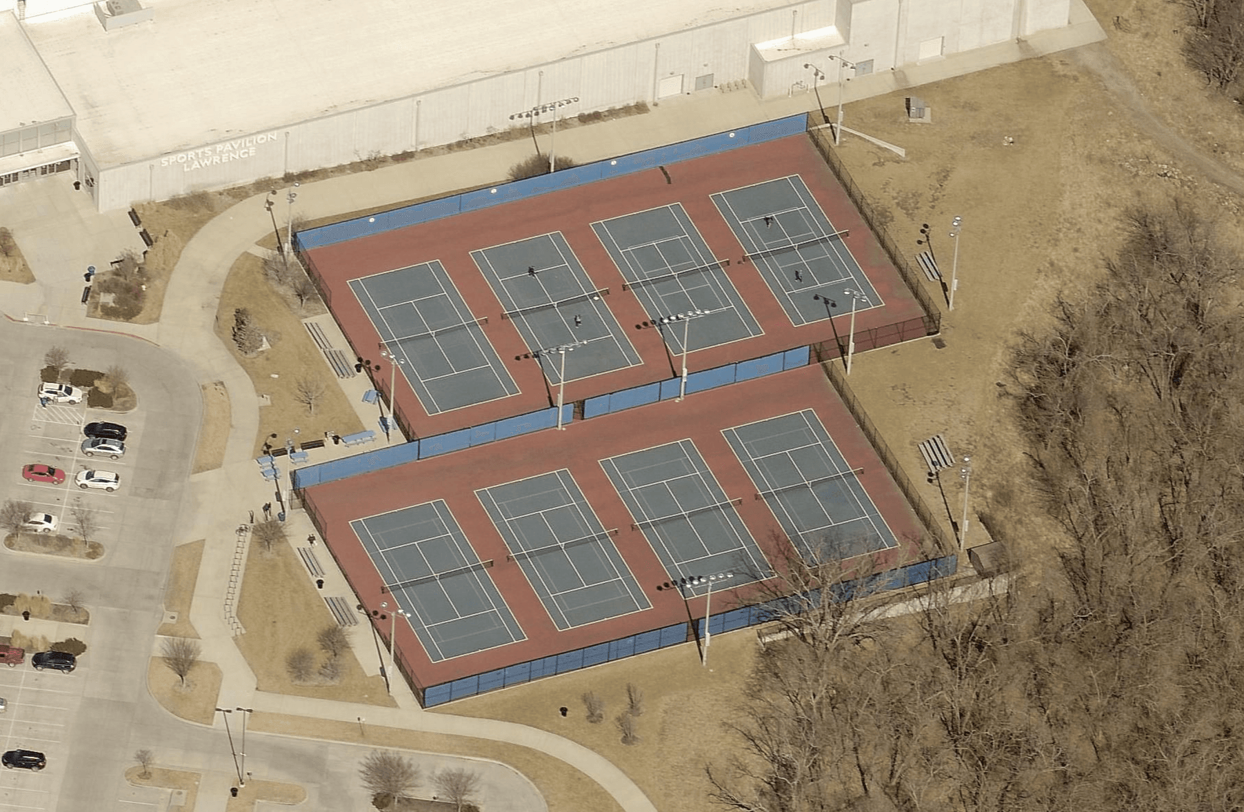 Sports Pavilion At Rock Chalk Park pickleball courts