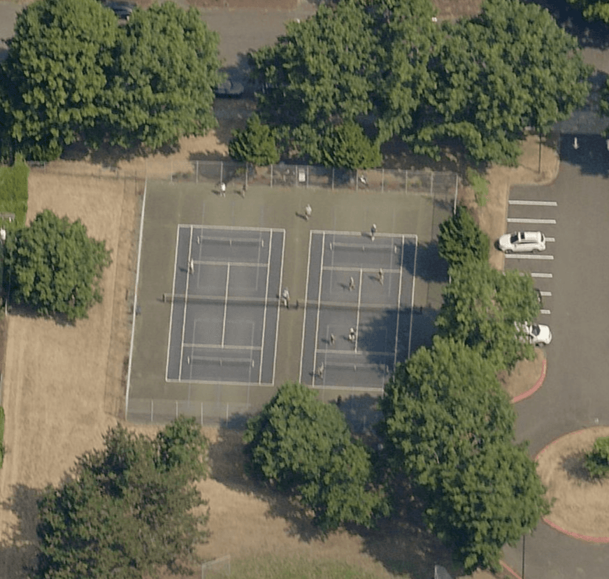 Lincoln Elementary School pickleball courts