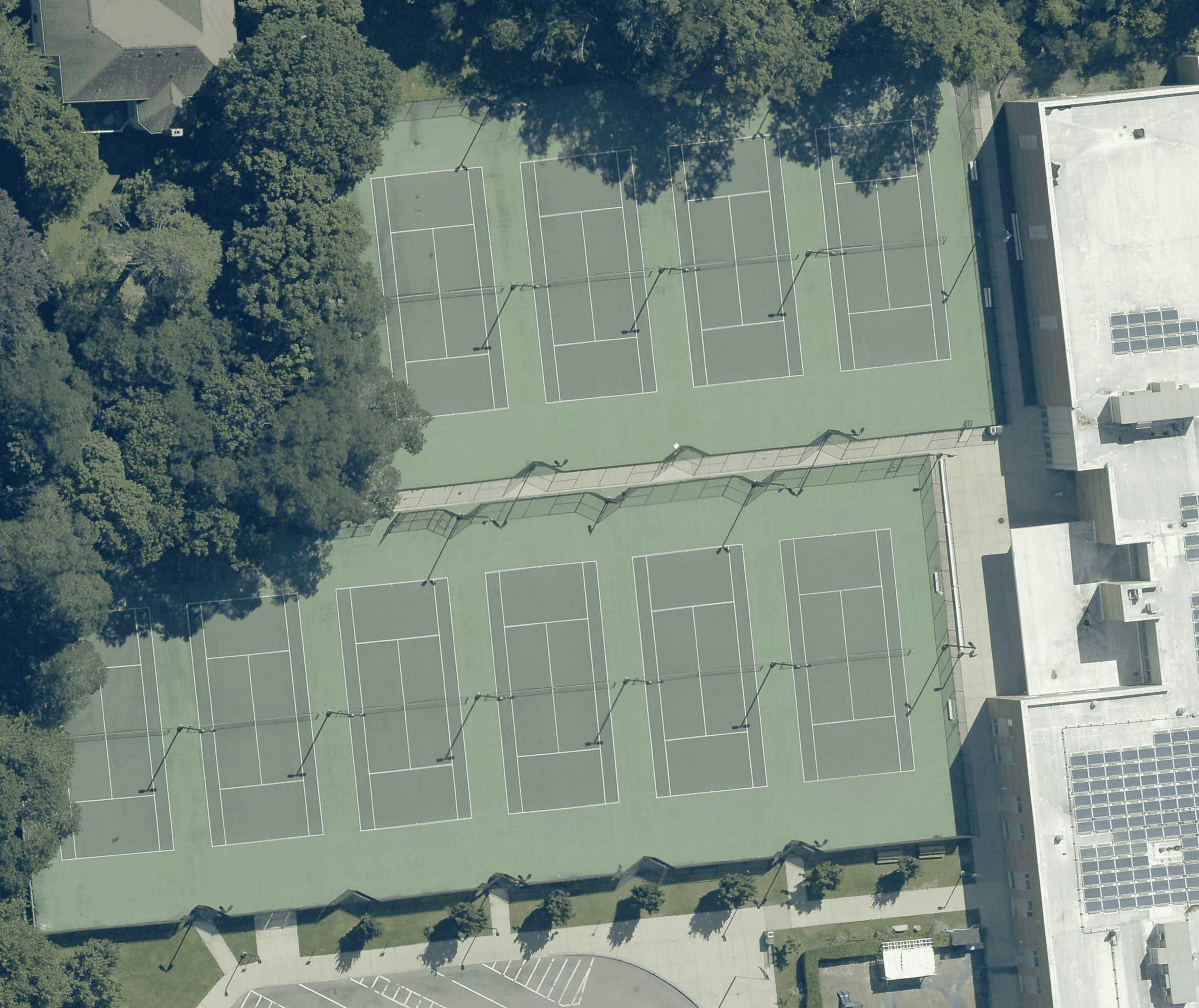 Newton North High School pickleball courts