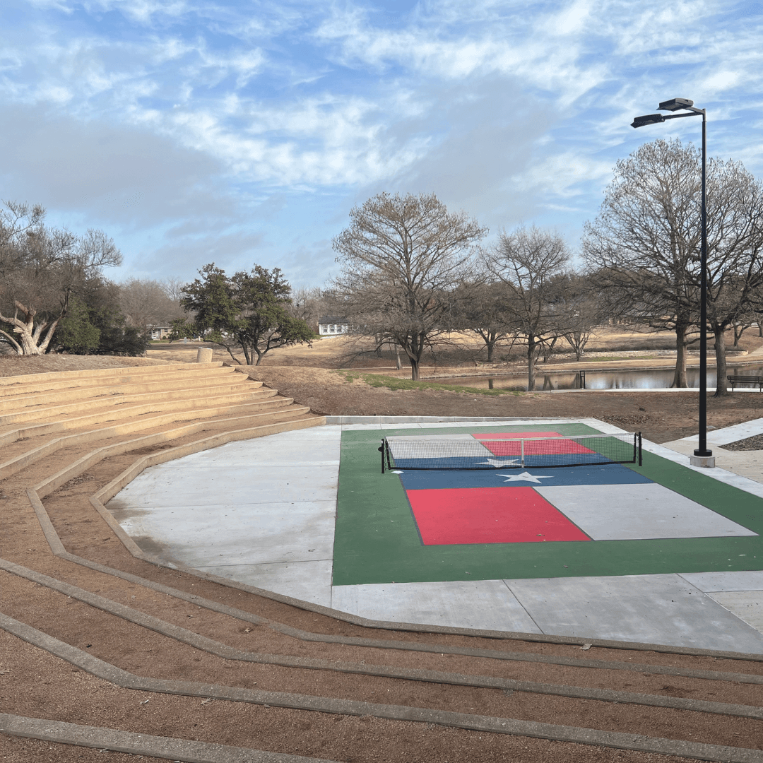 Farmers Branch Manske Library pickleball courts