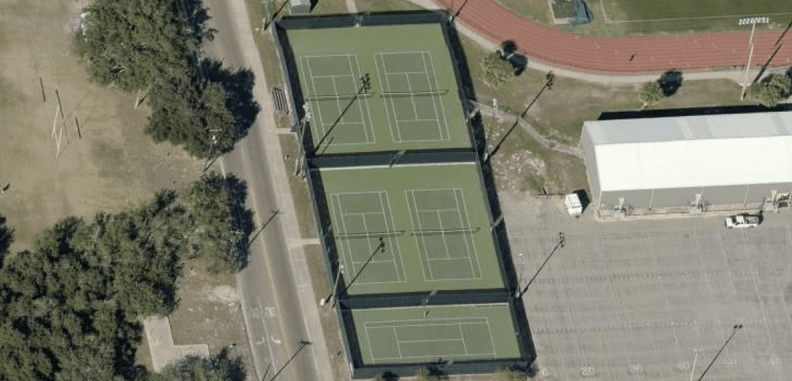Rockport Fulton High School pickleball courts