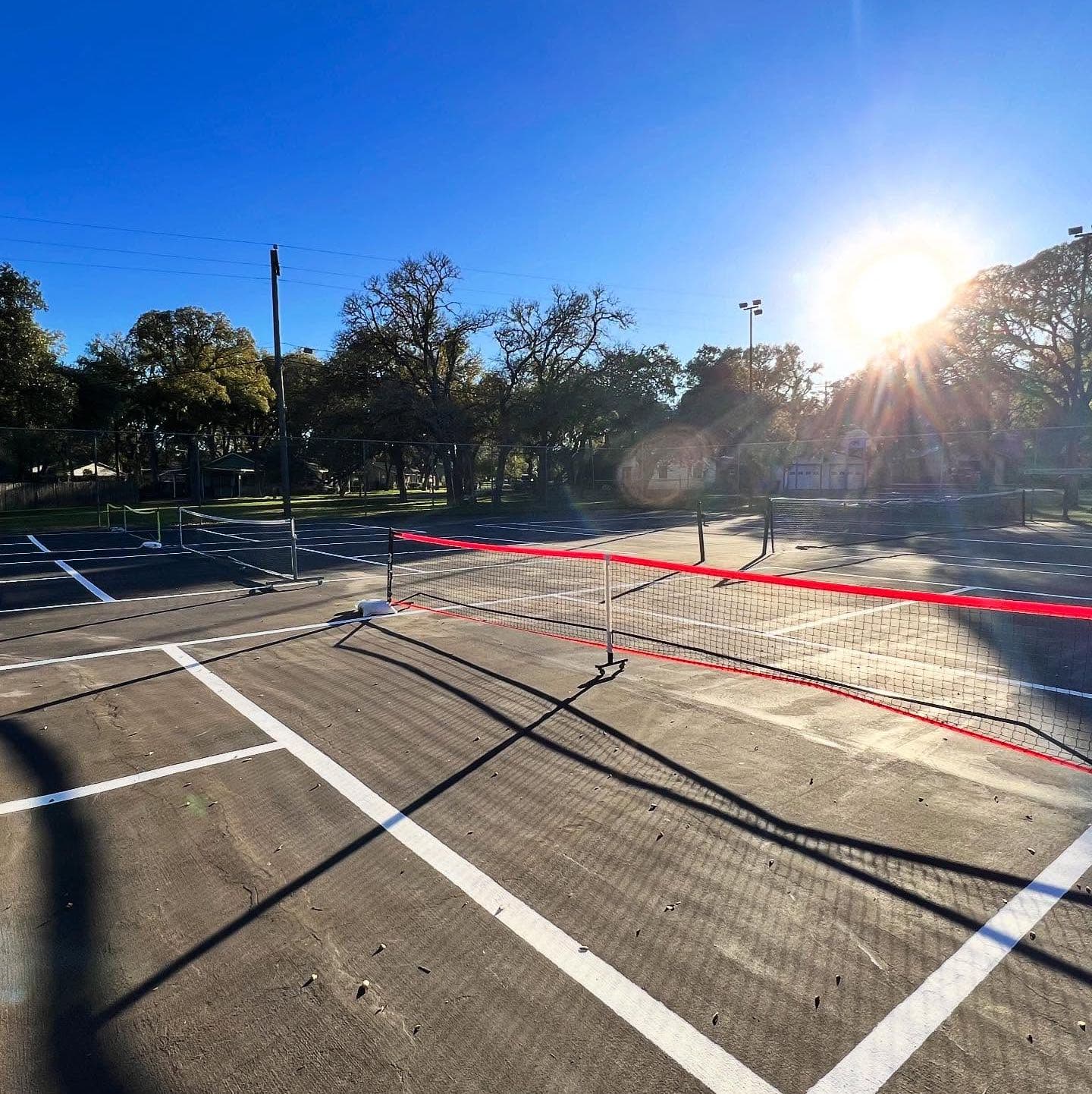 Cypress Falls pickleball courts