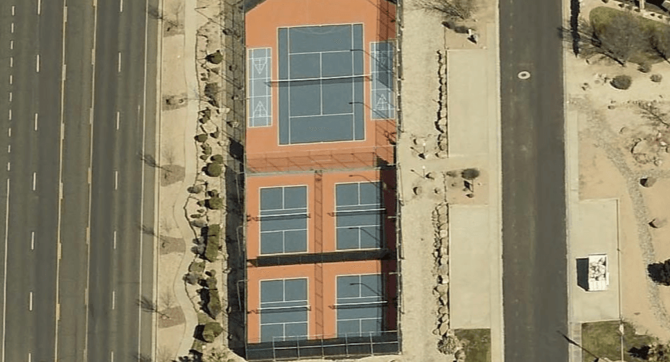 The Legacy at Southgate Townhomes pickleball courts