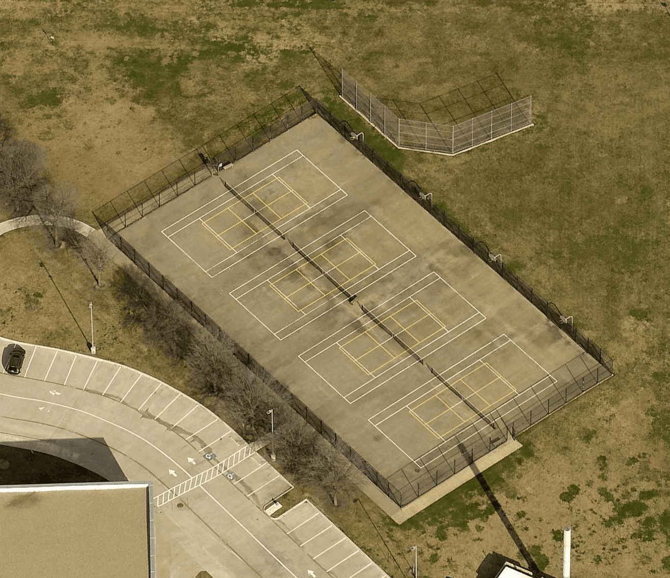 Rice Middle School pickleball courts