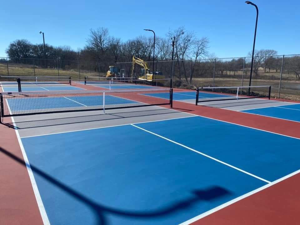 The Grill at 84 West pickleball courts