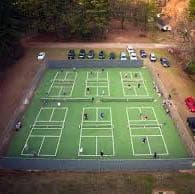 Hideaway Lake Club pickleball courts