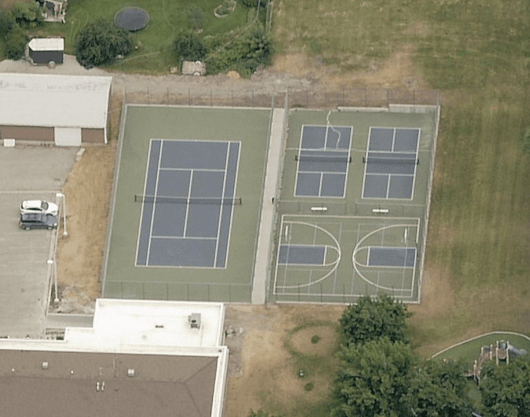 Hyde Park City Office pickleball courts