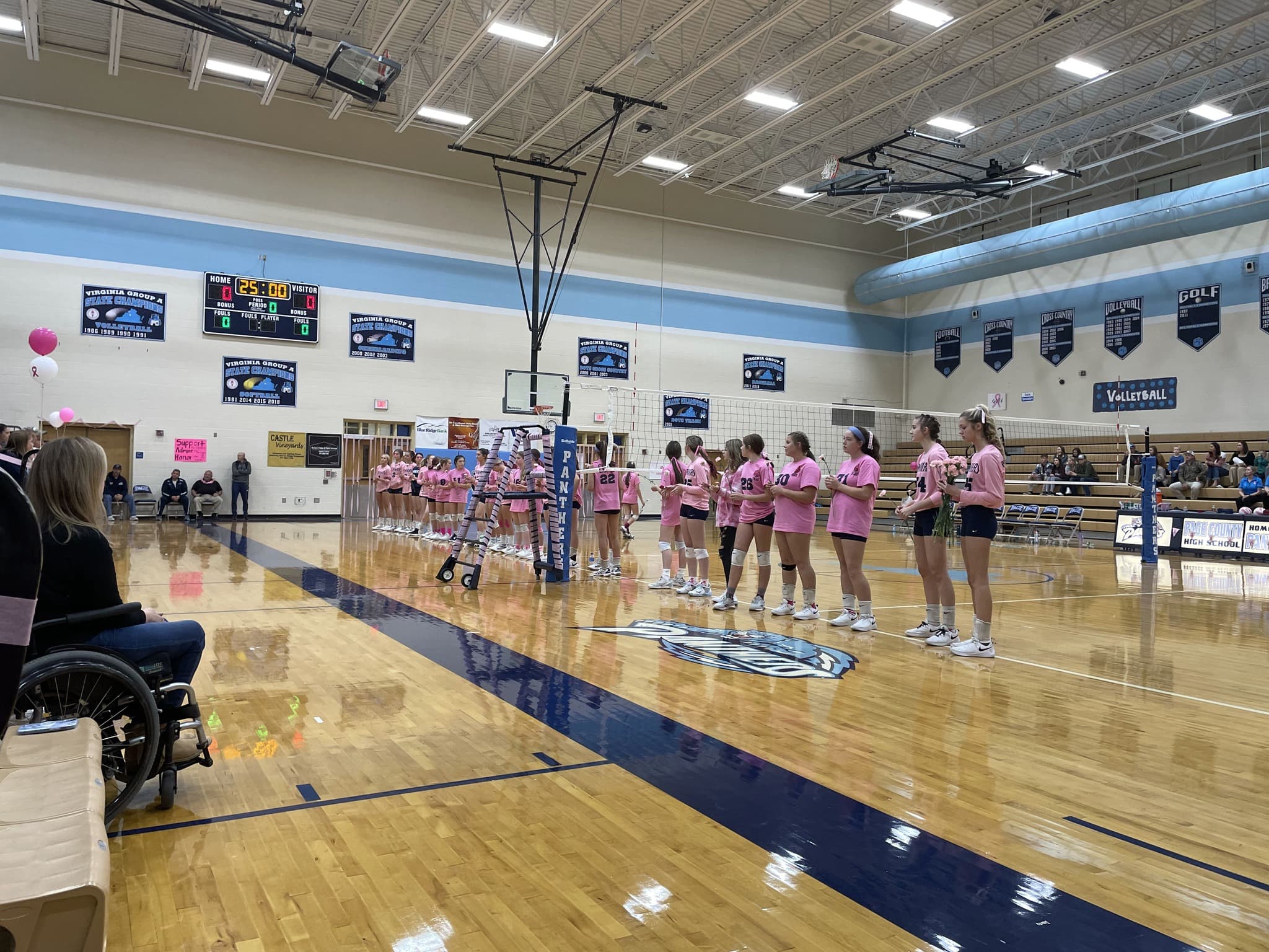 Page County High School pickleball courts