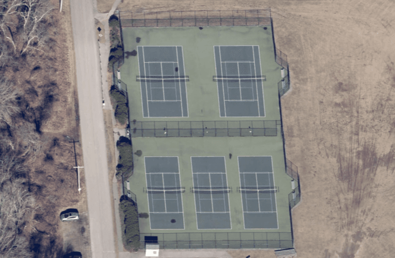 Curtis Corner Middle School pickleball courts