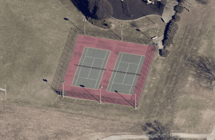 North St. Louis County Recreational Complex pickleball courts