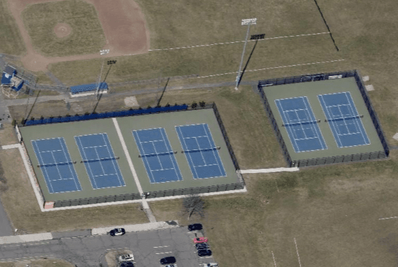 Danbury High School pickleball courts
