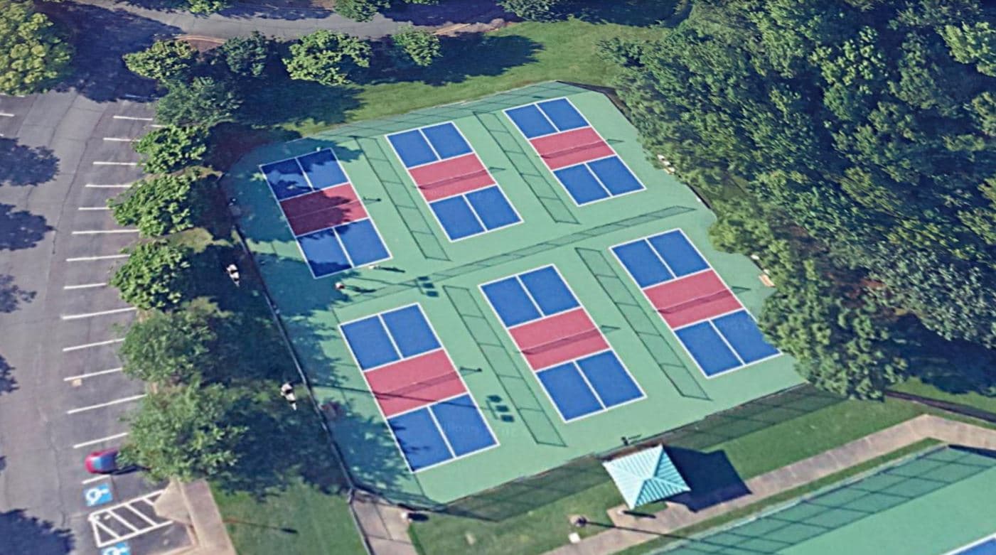 Rhodes Jordan Park pickleball courts