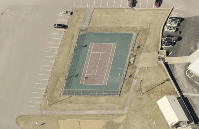 Kingston High School pickleball courts