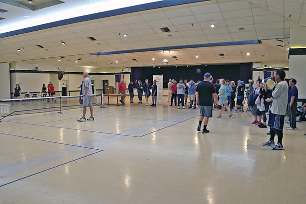 Elks Lodge pickleball courts