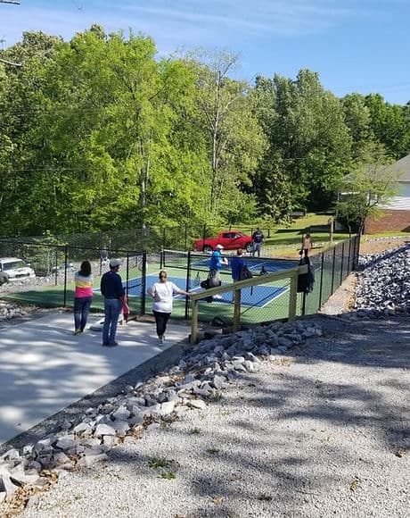 East Marshall Baptist Church pickleball courts