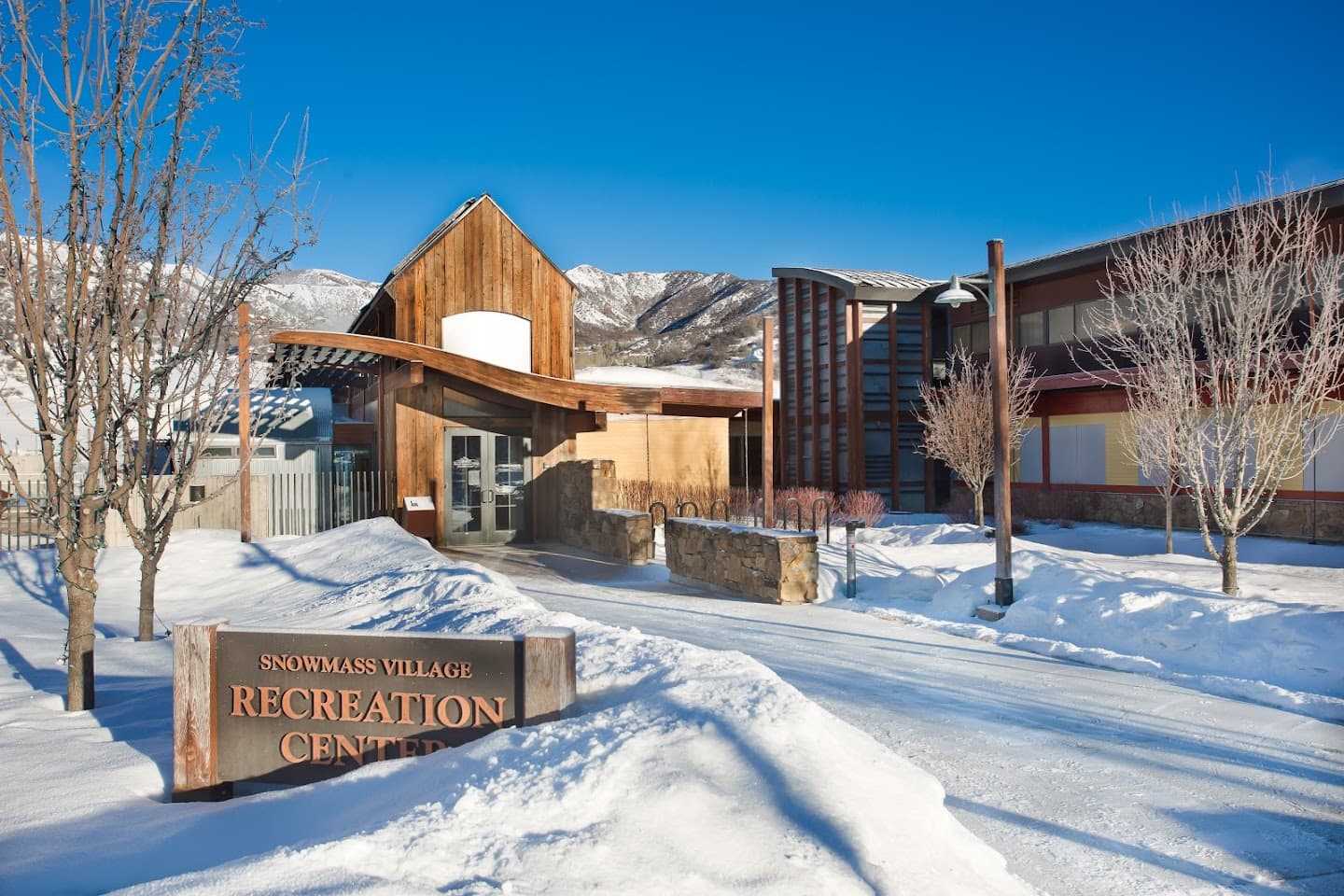 Snowmass Village Recreation Center pickleball courts