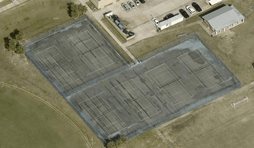Mainland High School pickleball courts