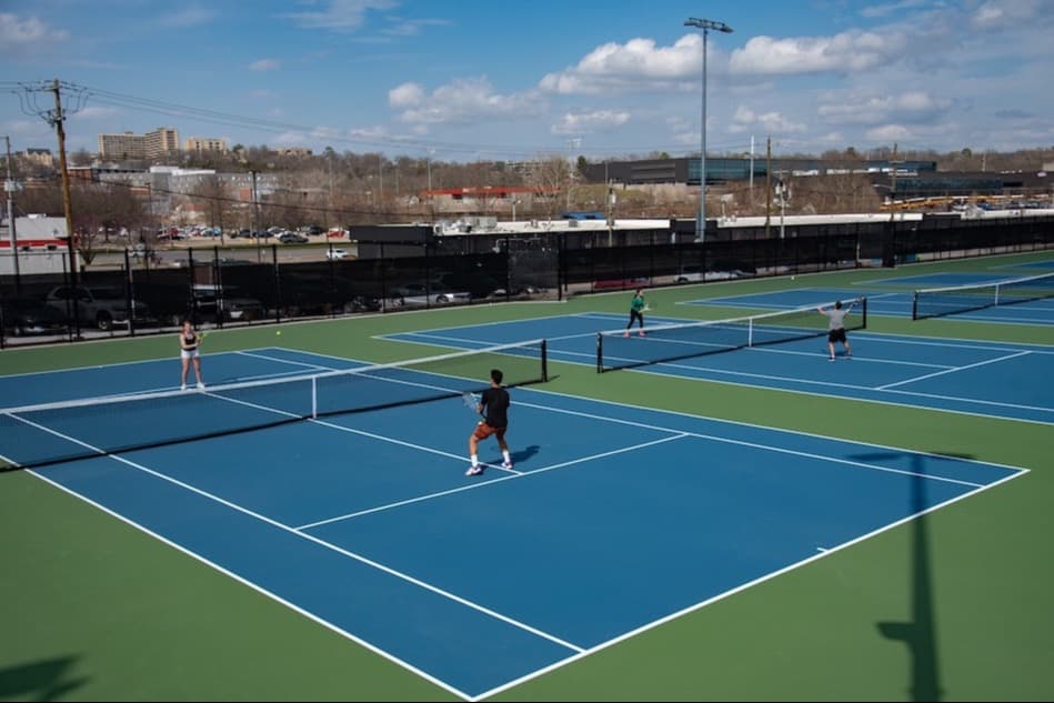 UARK UREC Tennis Center pickleball courts