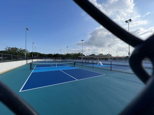 Weston Regional Park pickleball courts