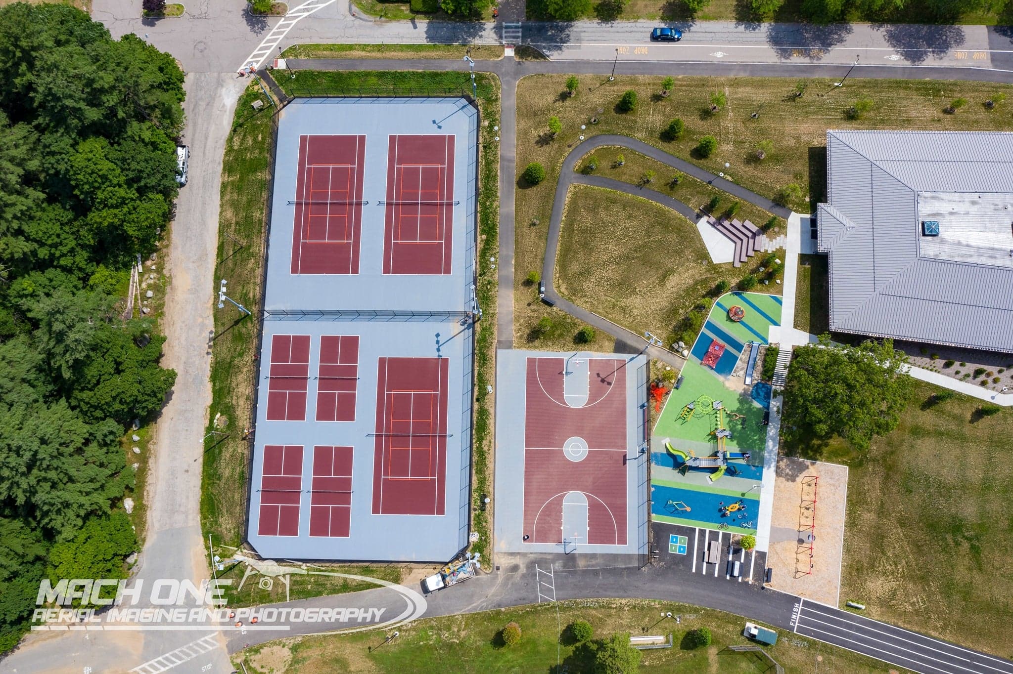 Clyde Brown Elementary pickleball courts