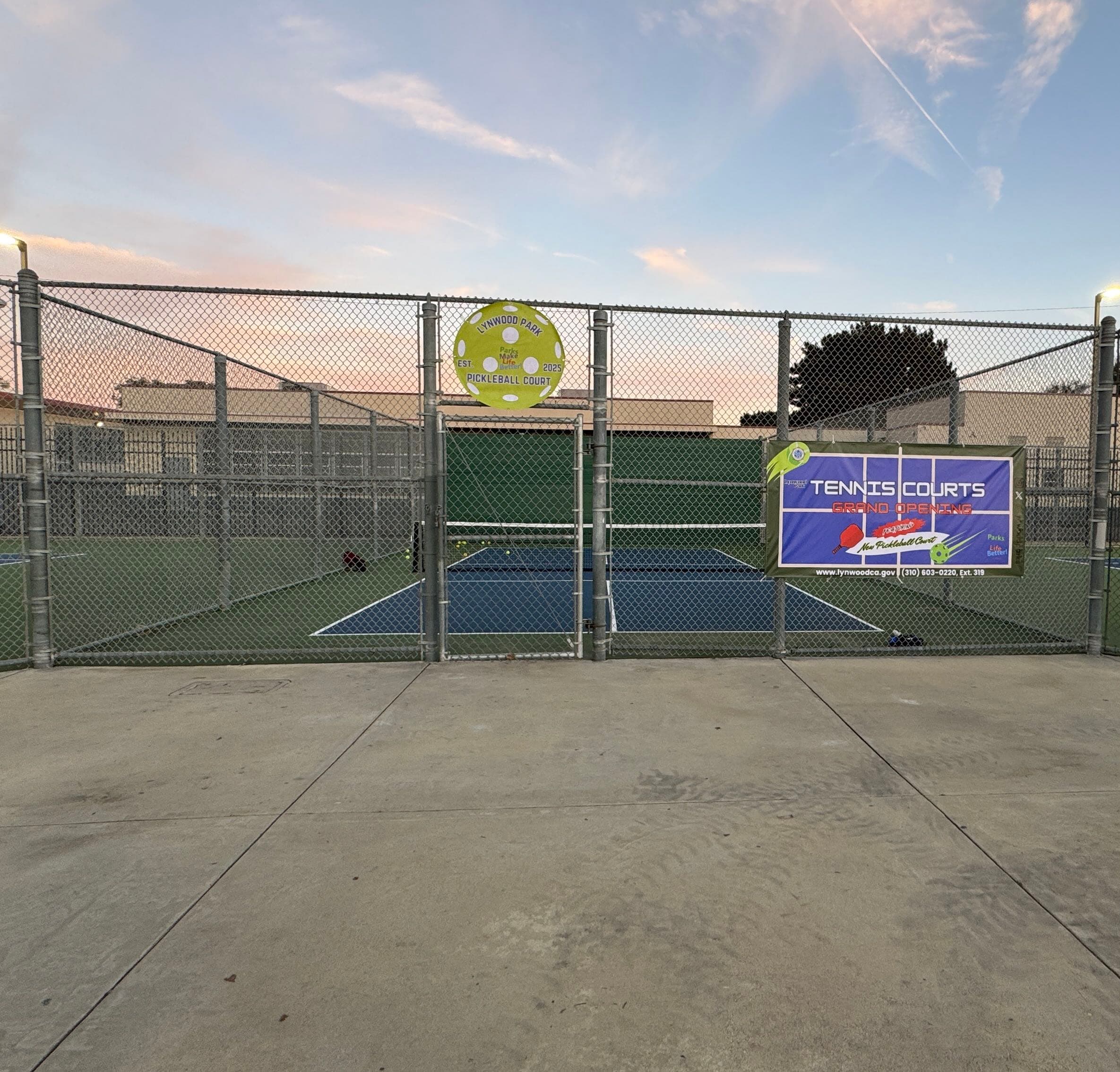 Lynwood Park pickleball courts