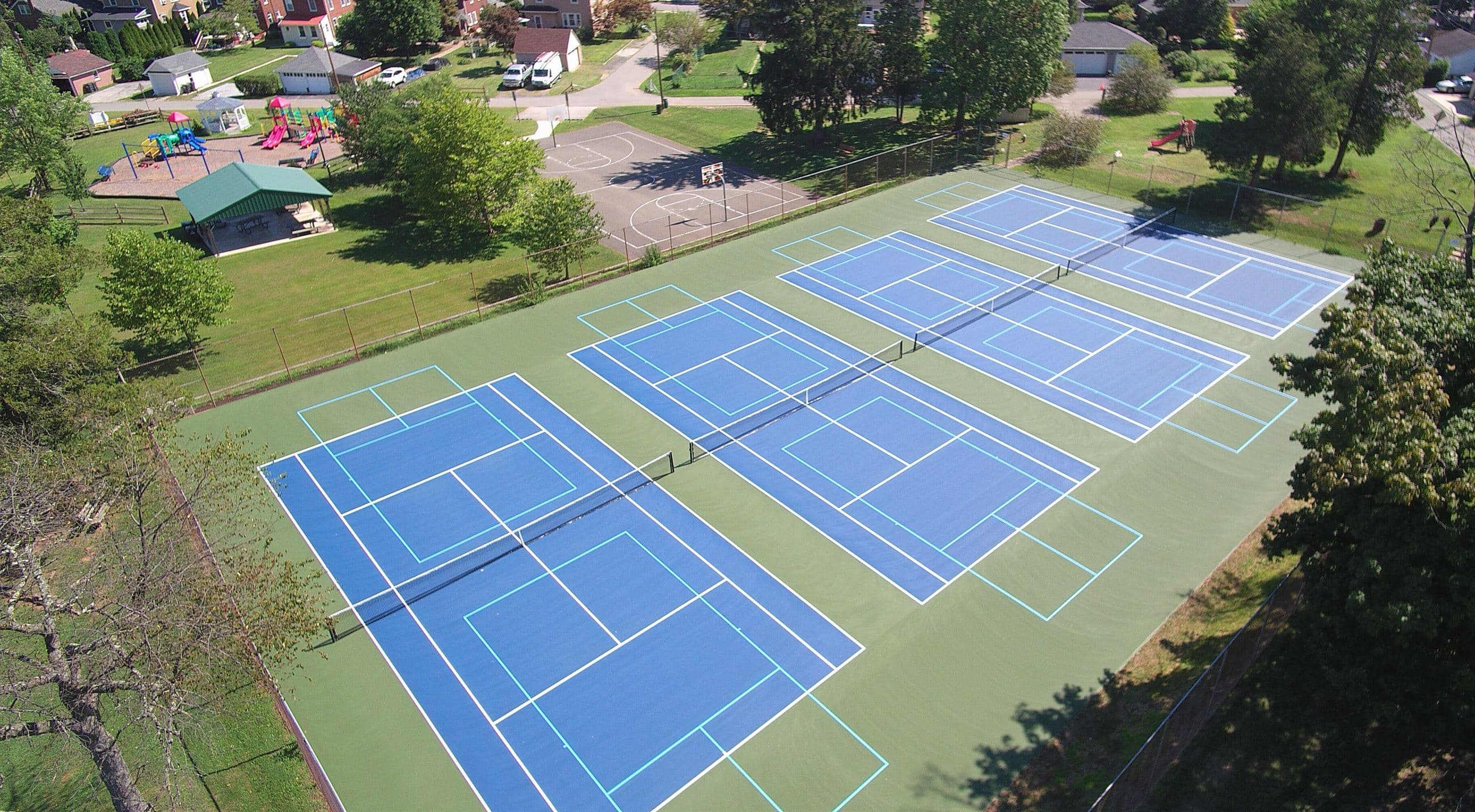 Manavon Street Park pickleball courts