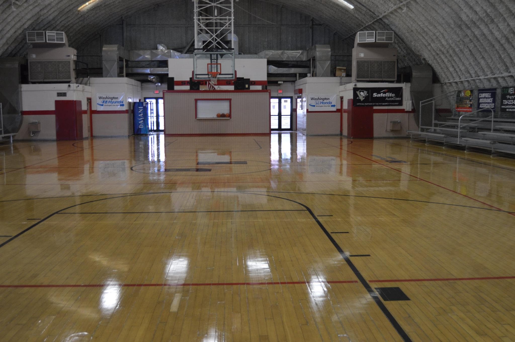 The Brownson House T.S. Fitch Memorial Gymnasium pickleball courts