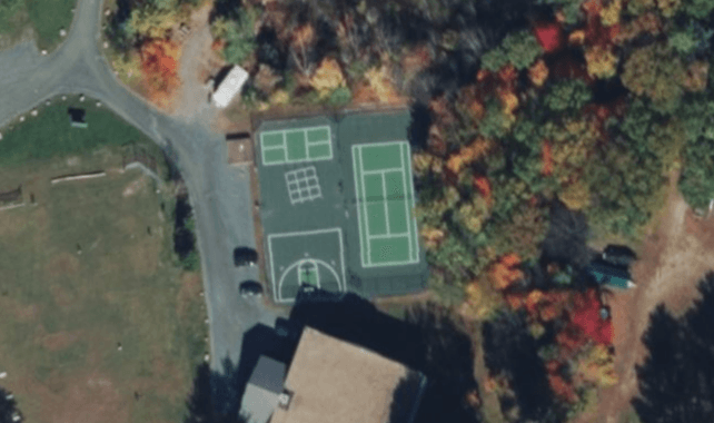 Camp Spofford pickleball courts