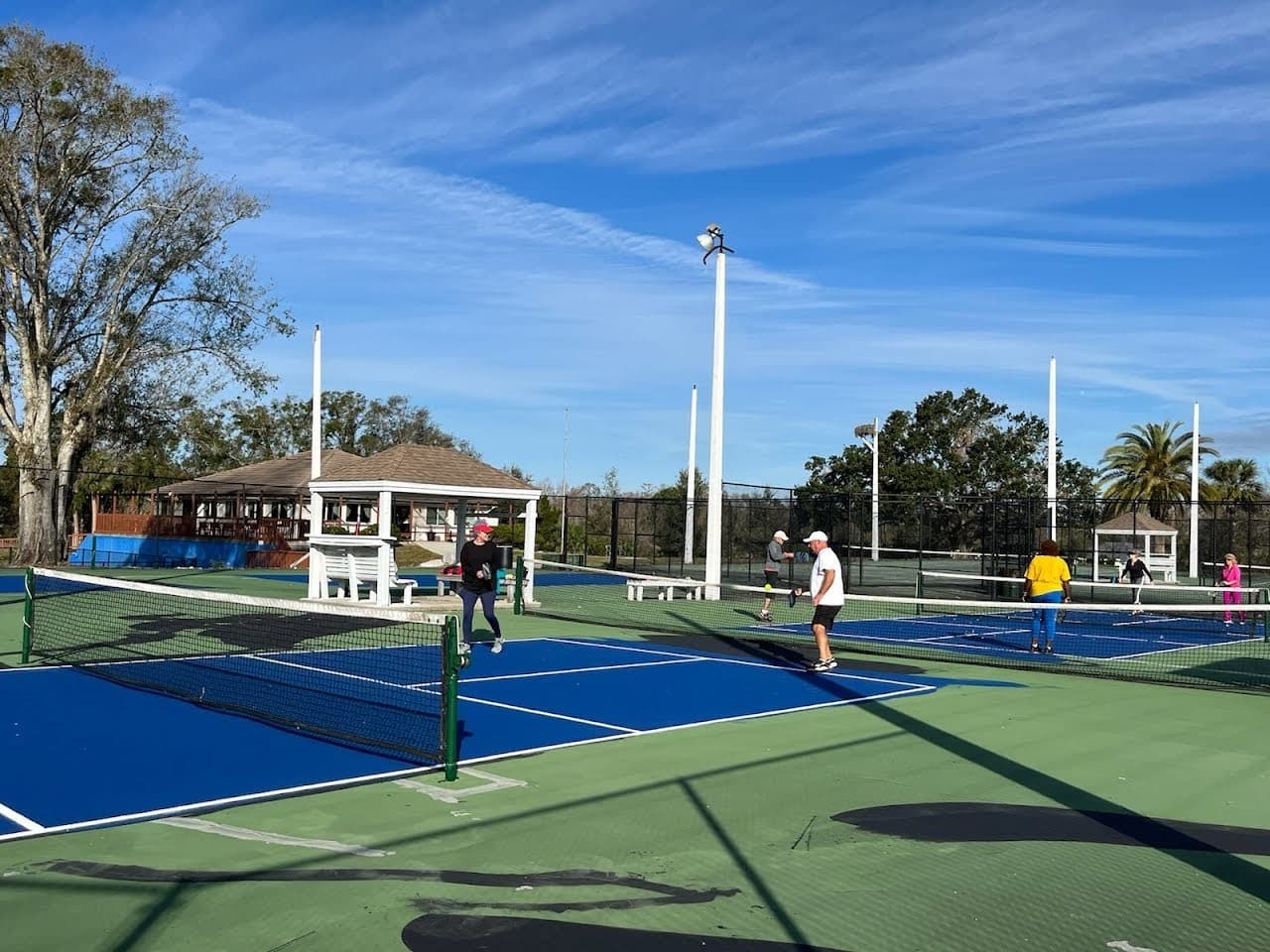 Pelican Bay Sports Club pickleball courts