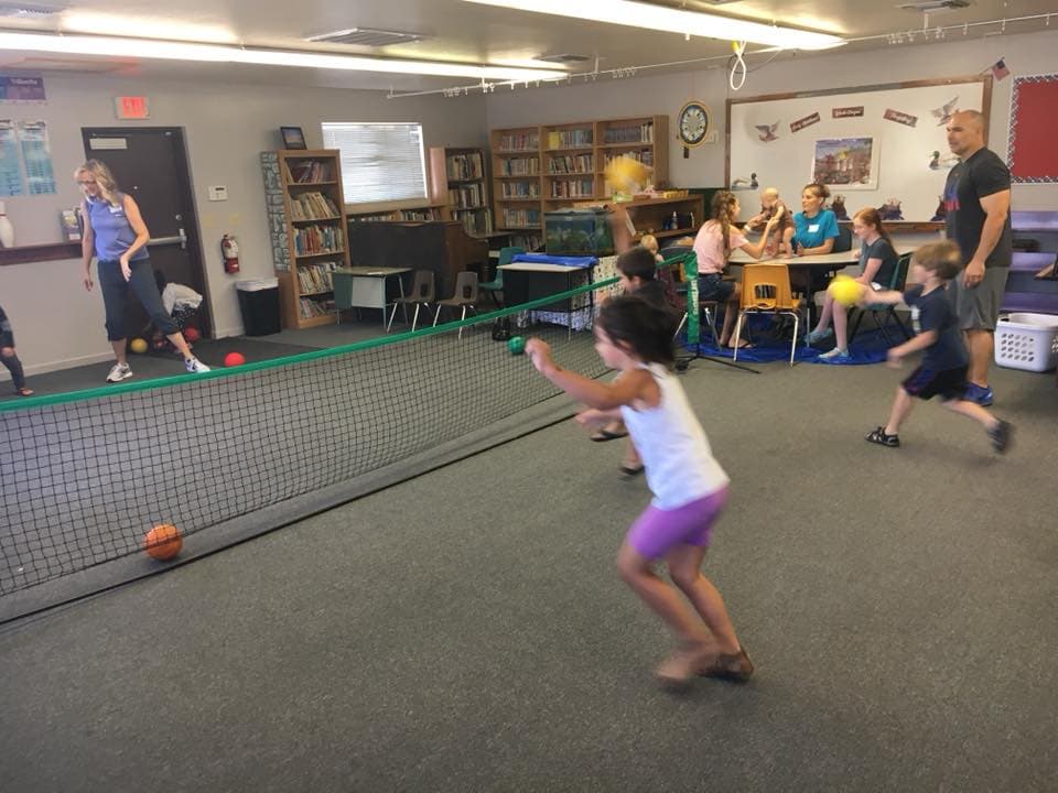 Holy Cross Lutheran School pickleball courts