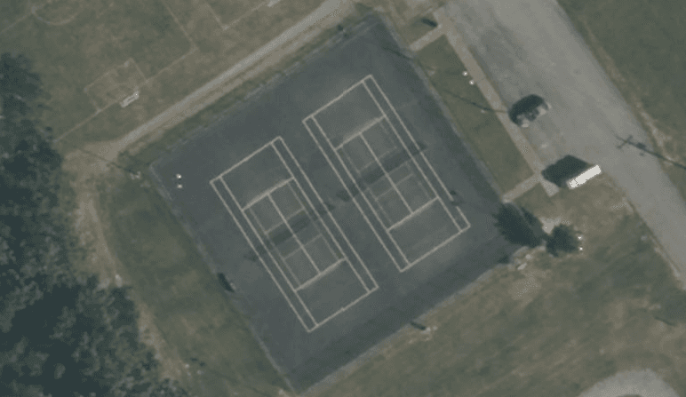 Trevilians Elementary School Tennis Courts pickleball courts