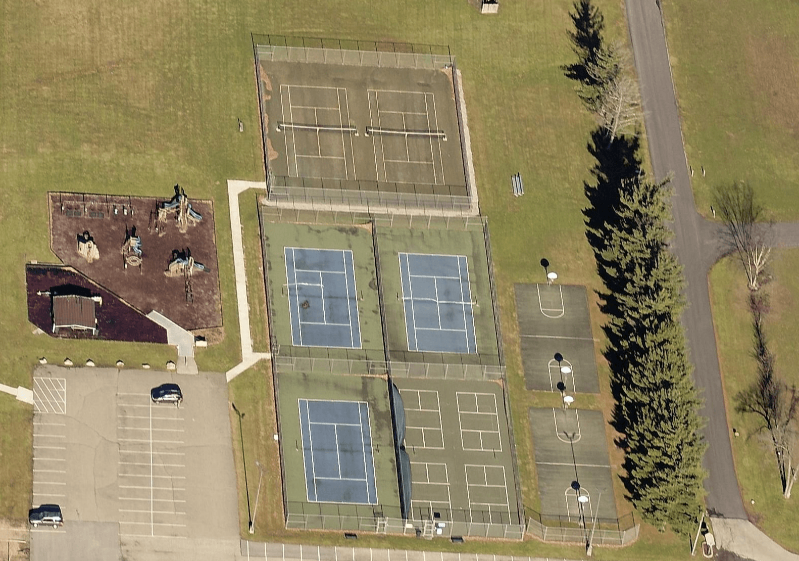 Austintown Township Park pickleball courts
