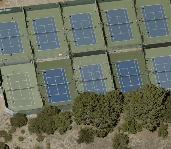 Peninsula Racquet Club pickleball courts