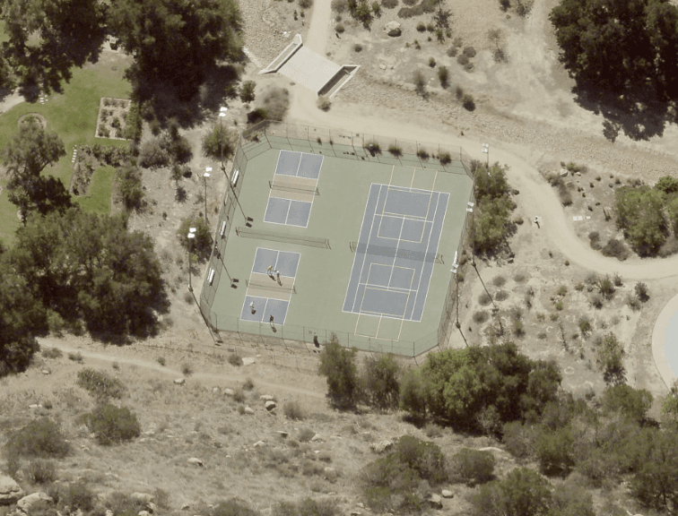 Chatsworth Park South pickleball courts
