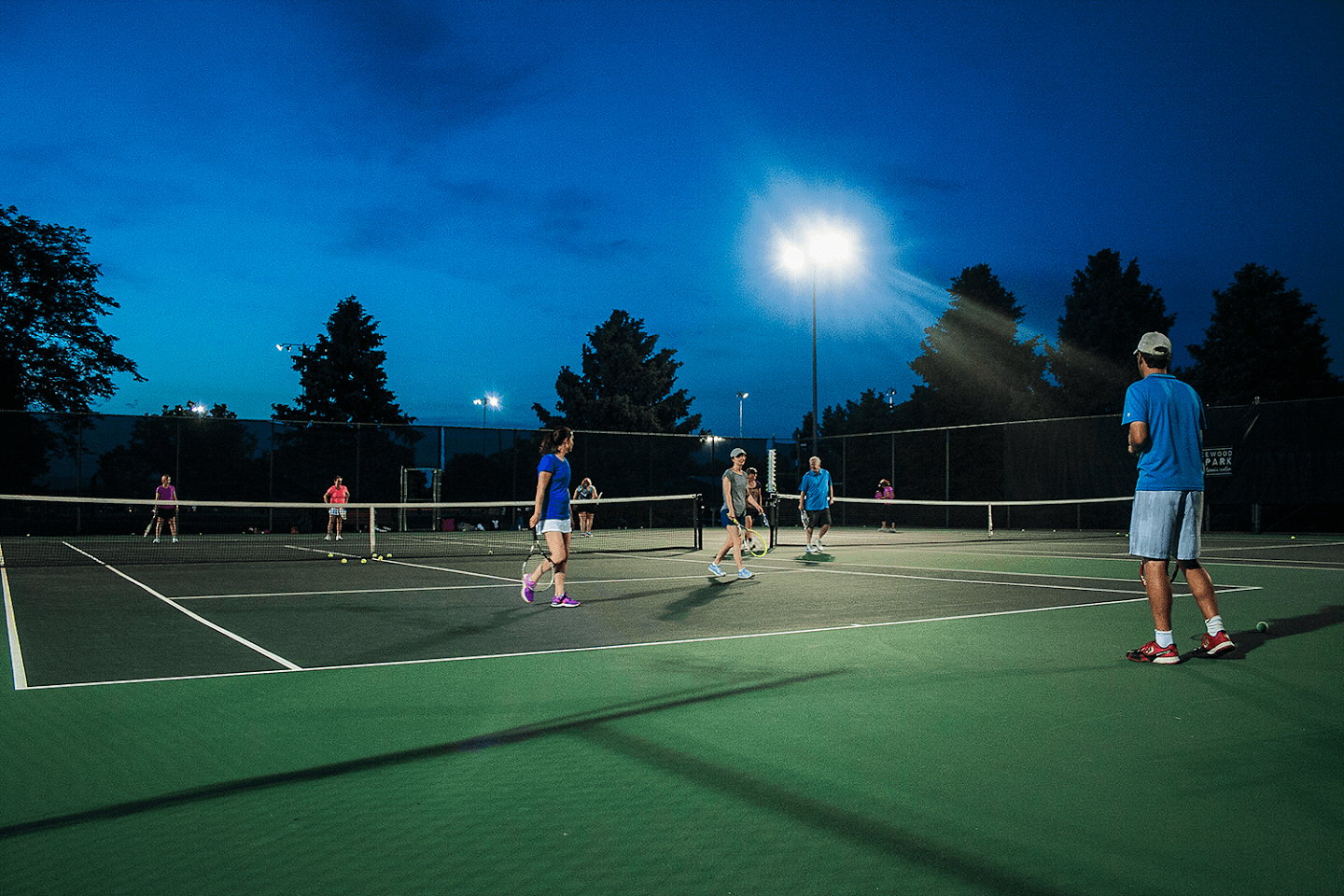 Lakewood Park Tennis Center pickleball courts
