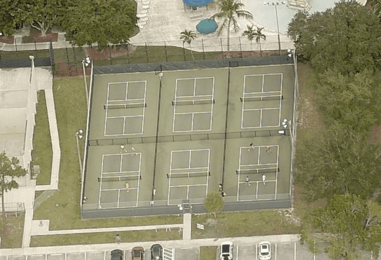 Lake Lytal Park pickleball courts