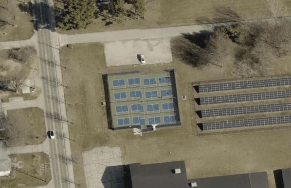 Model Elementary School pickleball courts