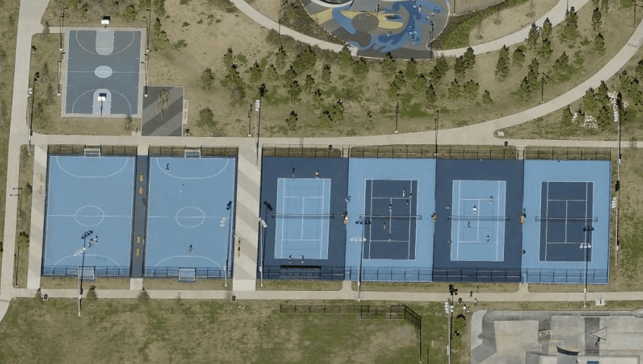 Alief Park and Neighborhhod Center pickleball courts