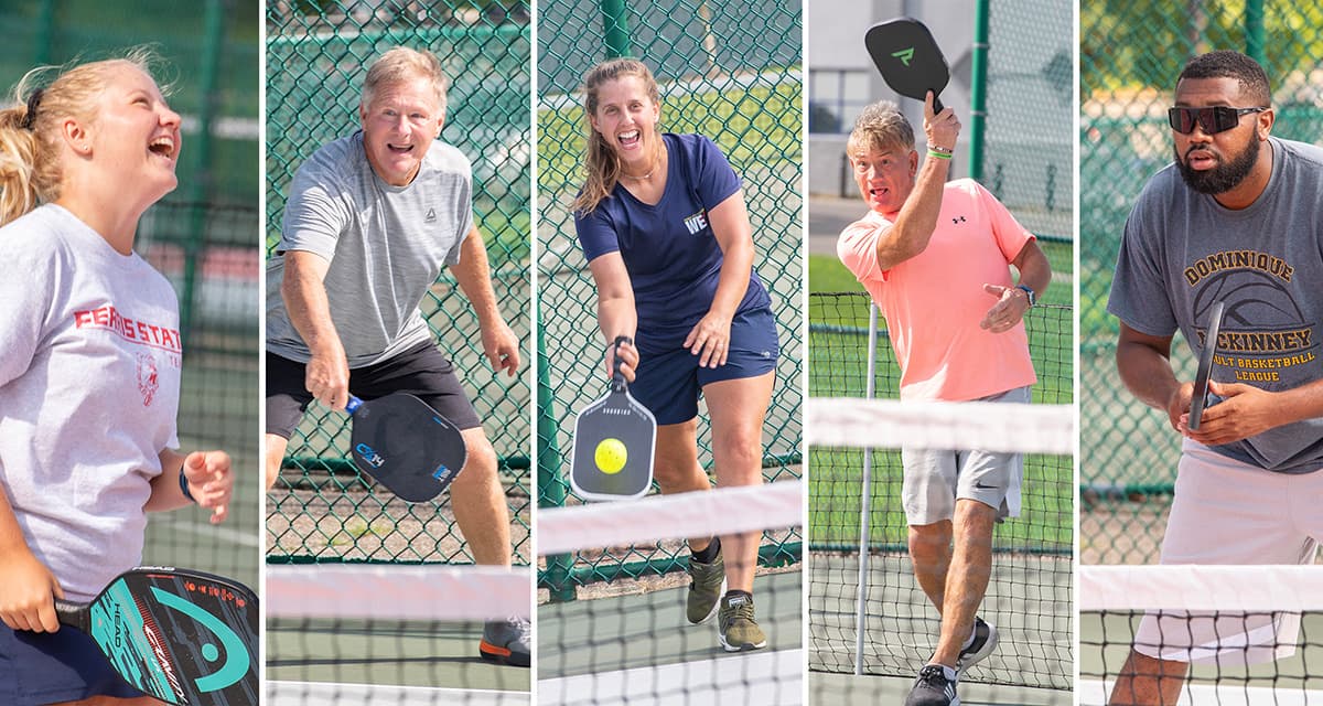 Kellogg Community College pickleball courts