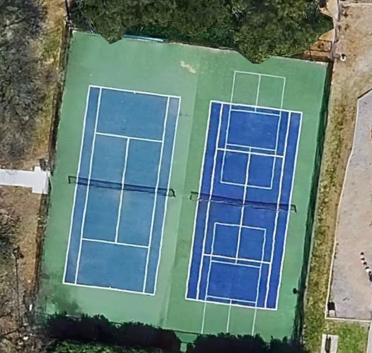 Woodland Park pickleball courts