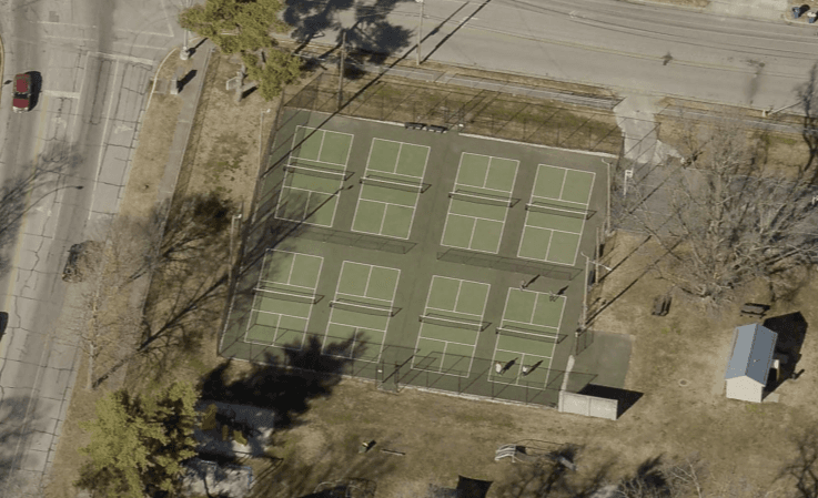 Griggs Parks pickleball courts