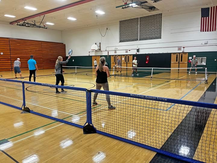 Haines Gymnasium pickleball courts