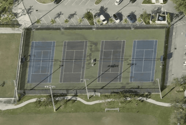 Florence C Hardy Park pickleball courts