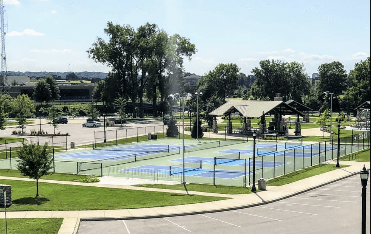Central Park pickleball courts